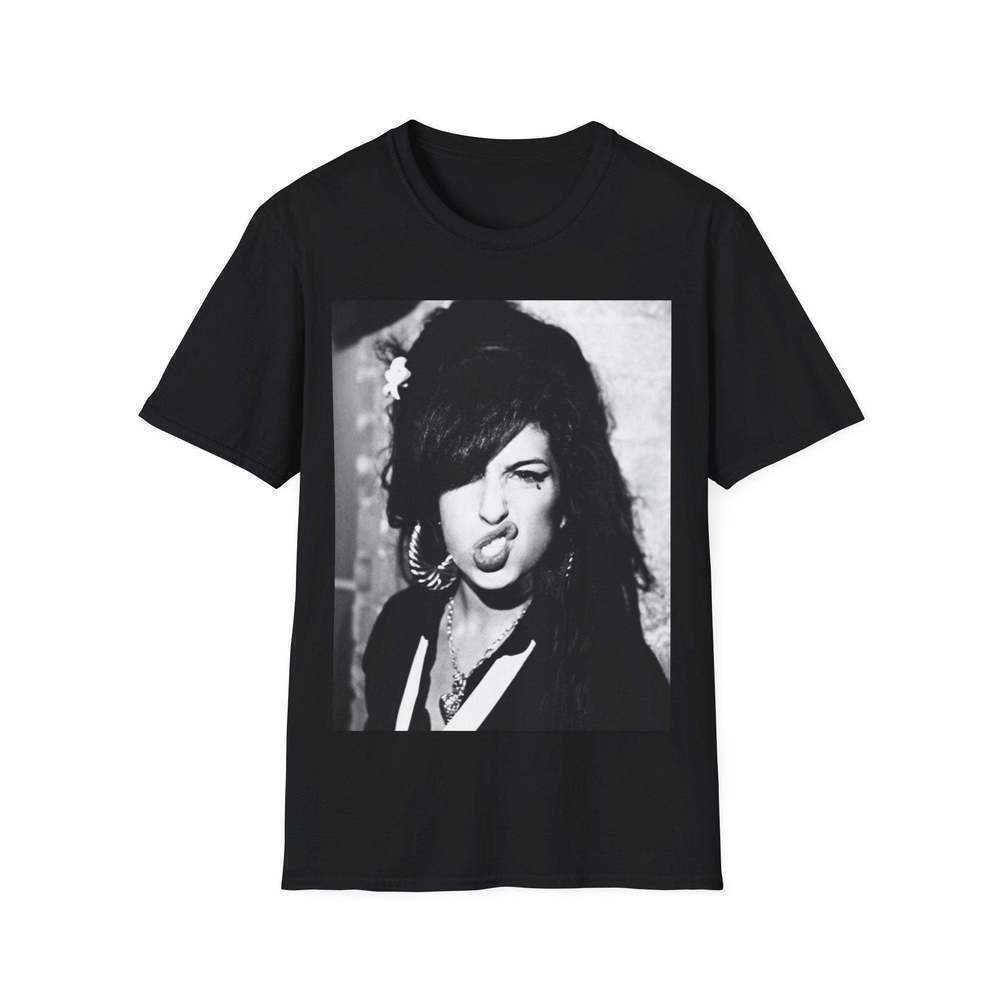 Amy Winehouse Back To Black Era Music Graphic T-Shirt